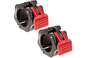 C.P. SPORTS C.P.Sports - Chiusure per manubri da 25 mm, 28 mm, 30 mm, 50 mm per manubri Lunghi, bilanciere Corto, bilanciere, Collare Barbell, Chiusura Rapida e sicura