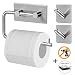 Produktbild DIAOPROTECT Toilettenpapierhalter mit 2*Handtuchhaken+ 3*Erzatzkleber selbstklebend ohne Bohren aus Edelstahl für Badzimmer Küche