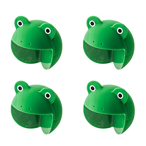 Preisvergleich Produktbild 4 Stk. Süß Schaumstoff Tisch Kantenschutz Eckenschutz Stossschutz für Babysicherung Kinder Sicherheit Tier Design (Frosch)