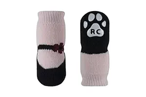 RC Pet Products Pawks Dog Socks, Pink Mary Janes (X Small)