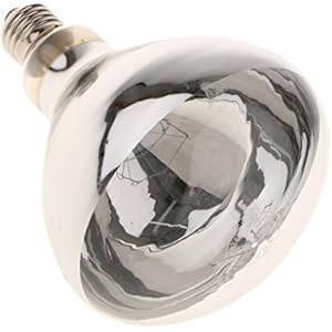 MagiDeal Ersatz E27 Sockel Wärmestrahler , Beleuchtung Zubehör für Haustier Eidechse Chamäleon, 1 Stk. - Leistung Wählen - Typ 1 - 175W