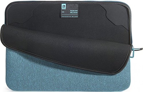 Tucano BFM1314-Z Second Skin Melange Neopren Notebook Sleeve  33 78-35 56 cm  13 3-14 Zoll  hellblau