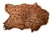 Produktbild Naturasan Island Lammfell Schaffell, Spitzenqualität, Langhaar Optik, seidig, Lammfell-Teppich ökologisch gegerbt, Deko-Lammfell, Naturfell Vorleger, Farbe: Rost Brisa (100-110 cm)