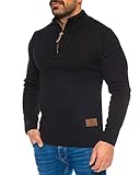 Kombinationsmöglichkeiten: Dieser grob gestrickte und schicke Sweater passt zur casual Jeans oder Chinohose und bequemen Sneakers! Aber auch passende winterliche Stiefel machen den Look komplett! Genau das richtige Oberteil für gemütliche und gesellige Momente. Der Pullover ist noch in den Farben ,,Grau', ,,Anthrazit', ,,Dunkel Blau' und ,,Schwarz' erhältlich.