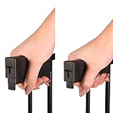 KIDUKU® Kaminschutzgitter Metall Laufgitter Laufstall Absperrgitter Türschutzgitter für Kinder-Sicherung, 310 cm Länge, schwarz - 7