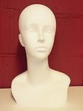 Unisex Polystyrene male / female Head Display Mannequin With Shoulder for wigs