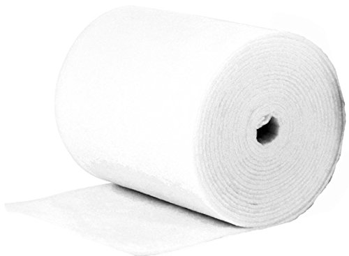 Filtermatte / Filterrolle Standard weiß für Lüfter und Hausgeräte Rolle 10 x 1 m Filterklasse G2 zum Zuschneiden
