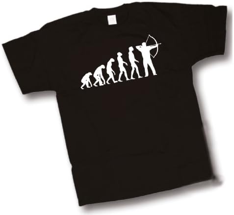 Evolution of Archery t shirt Black Bow & Arrow t-shirt (Medium)