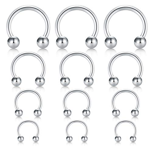 Labret Piercing Jewellery Le Meilleur Prix Dans Amazon Savemoney Es - avyring 12g caballo pa piercing oreja helix cartilago acero inoxidable aros piercing nariz ceja labio pezon
