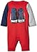Converse Baby-Boys All Star Romper, Red (Casino), 0-3 Months