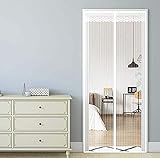 Mida su puerta antes de realizar su pedido con un nuevo diseño y una malla de fibra de vidrio de primera calidad; es más resistente a los rasguños y más duradera que las cortinas de poliéster con pantalla magnética tradicionales.