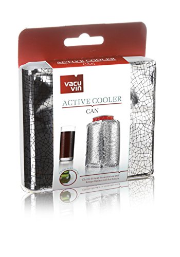 Vacu Vin 38835606 Aktiv Kühler Motiv silber 0,33l für Dosen - 5