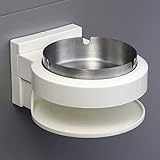 Salle de bains avec Cendrier Petit rack Creative Living Room Cendrier toilettes mural Cendrier Nordic ménages Cendrier multi-fonction Cendrier Décoration moderne ( Color : Chrome , Size : A )