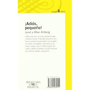 ¡Adiós, pequeño! (Infantil Amarilla 6 Años)