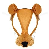 Diadema con hocico incorporado. Material: poliéster y plástico. Vale para adultos y niños mayores de 3 años.