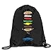 Produktbild FShopNow Burger Drawstring Backpacks Sport Leisure Bundle Backpack Beam Backpack Sport Gym Travelling Bag Light Backpack Kordelzug