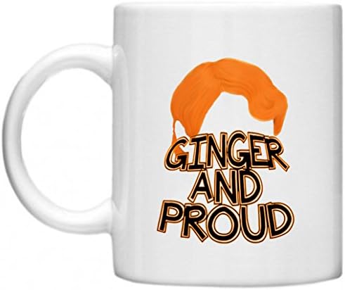 Funny Mugs, Ginger And Proud, Gifts For Geeks GPO Group Exclsuive Design, Ginger Gifts, Quirky Mugs, Microwave Dishwasher Safe 11oz Mug Cup