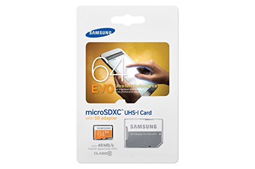 Samsung Evo MB-MP64DA EU - Tarjeta de memoria micro SDXC de 64 GB UHS -I Grade 1 Clase 10 con adaptador SD reviews Samsung Evo MB-MP64DA EU - Tarjeta de memoria micro SDXC de 64 GB UHS -I Grade 1 Clase 10 con adaptador SD
