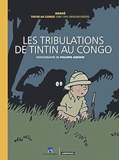 jaquette livre Les tribulations de Tintin au Congo