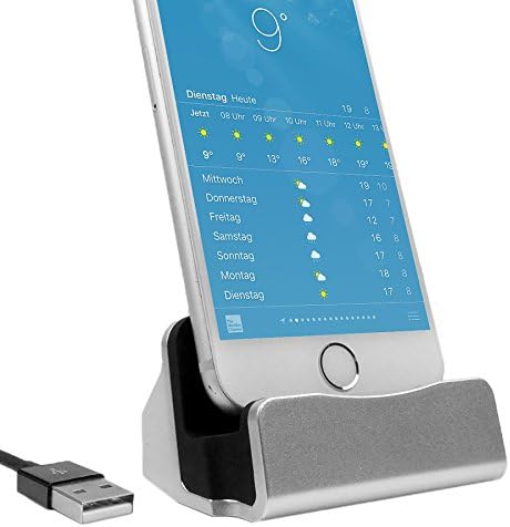 USB Type C Charger Dock, Gomffer Sync &amp; Charging Type-C Stand Cradle Station for Nexus 5, OnePlus X, Microsoft Lumia 950, LG G5, Acer Liquid Jade Primo, Huawei P9, HTC 10, OnePlus 3, Nextbit Robin, Moto Z, Nubia Z11, Huawei Nova, Xperia XZ, Xperia X and Other USB-C Mobile Phones, Silver