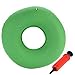 Produktbild LQSTRAY Anti-Dekubitus-Kissen inflattierbare kreisförmige Luftkissen für die Älteren mit Rollstuhl Paralyse,Green