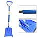 Produktbild nicololfle Schneeschaufel Eiskratzer Leichte Aluminium Sport Utility Schaufel Tragbare Klappschlamm für Auto, Camping, Garten