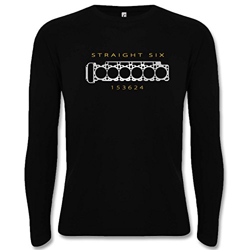 BurnTheBeansEngineer Straight Six Engine T Shirt E92 E46 E30 E60 Supra Nismo M3 6 Cylinder Tshirt S - 5XL + Longsleeve