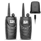 QNIGLO Talkies-Walkies Radio Rechargeables, 8 canaux, talkies-Walkies Radio bidirectionnelle PMR, 99 Codes de confidentialité Talkies-Walkies Longue portée pour Adultes