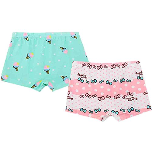 Set of 2 Cute Girls Underwears Children Modal Underwears Knickers(Party Girl)