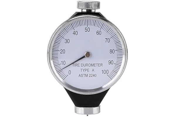 YUZUKI Shore A Durometer Hardness Tester 0 100 HA Range, Precision Gauge for Soft to Medium-Soft Materials like Rubber, Elastomers, Neoprene, Silicone Analog Display, Portable Design