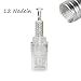 Price comparison product image 12 Needle Tips Cartridge Adjustble for Electric Derma Needling Pen for Electric Auto Derma Microneedle Stamp Pen10 Pcs Screw Port Needle