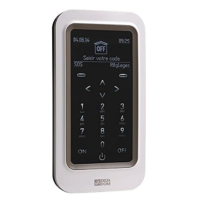 Delta Dore CLT 8000 TYXAL + 6413252 – Clavier avec Touchpad, radio avec écran