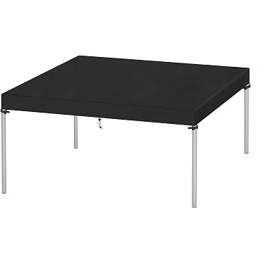 Copritavolo Outdoor Resistente Alle Intemperie 86x86 Cm – Tovaglia Elastica In Spandex Nero Per Tavolo Da Giardino E Cucina