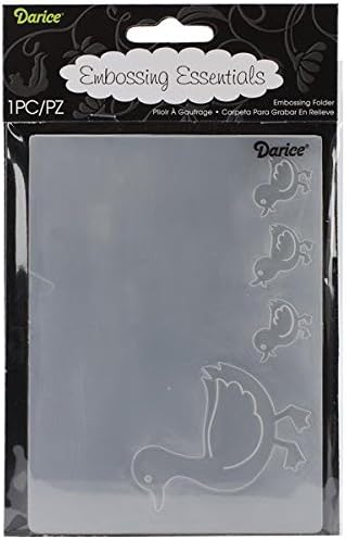 Darice Duck and Ducklings Embossing Folder, 10.8 x 14.6 x 0.11 cm