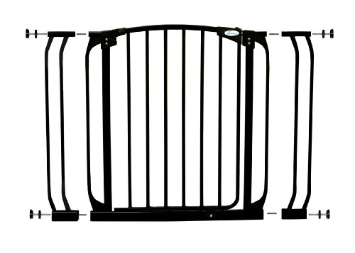Dreambaby Value Pack Safety Gate Black with 2 9cm Extensions