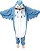 Produktbild Anbelarui Männer Frauen Unisex Kostüm Anime Tier Eule Cosplay Hoodie Onesie Erwachsene Pyjamas Karikatur Halloween Nachtwäsche ( Eule,Medium)