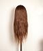 amazon finest 22'' 100% Real Human Hair, Female Barber Hairdresser Hair Hairdressing Hair Cutting Student Practice Training Head Doll Mannequin