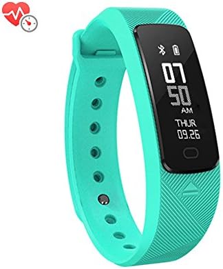 Fitness Tracker 0.91" Smartwatch SMAWATCH Waterproof Bluetooth 4.0 Smart Bracelet Wristband Heart Rate Blood Pressure Sleep Monitor with Activity Tracker Pedometer Watch for Android & IOS Smartphones