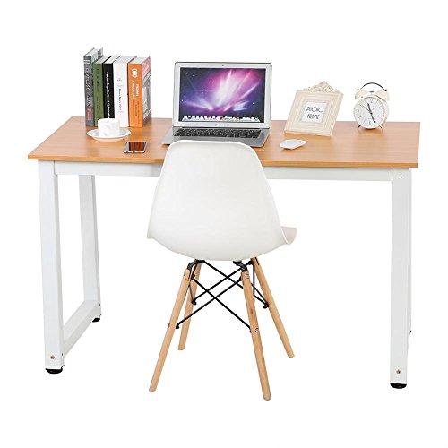 Cusco Scrivania della La pulizia scrivania lavoro tavolo di ufficio in legno e metallo 120 * 60 * 74 Cm Colorlegno