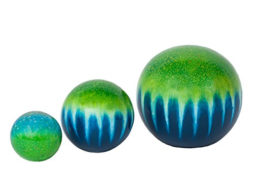 Dekokugel Keramik "SUMMER" 12cm 1 STÜCK( MITTEL VARIANTE)