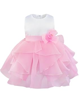 YiZYiF Baby Mädchen Kleid Taufkleid Blumenmädchenkleider Hochzeit Party Festlich Kleid Kleinkind Festzug Kleidung...