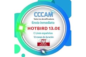 GENÉRICO 2 C C C A M - 12 miesięcy - HISZPAŃSKI - C Line z szybką wysyłką…HOTBIRD 13.0E - Tylko HOTBIRD 13.0E HOTBIRD 13.0E
