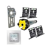 Zeitschaltuhr Somfy Chronis Smoove Uno (weiß, 50mm x 50mm) mit individuell programmierbaren Öffnungs- und Schließzeiten fur jeden Wochentag oder für die gesamte Woche