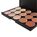 FantasyDay® Professional 15 Colours Cream Concealer Camouflage Makeup Palette Contouring Kit #2 - Ideal for Professional and Daily Use