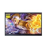 Moniteur portable 15,6 pouces HDMI Full HD Moniteur IPS 1920x1080P pour Xbox One, Ordinateur portable PS3 PS4 Raspberry Pi, Haut-parleur intégré, Kenowa