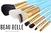 Beau Belle Make Up Brushes - 7pcs Professional Make Up Brushes - Make Up Brush Set + Make Up Brush Pot - Makeup Brushes