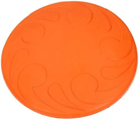 PlayfulSpirit Dog Frisbee: Durable Rubber Flying Disc for Medium to Large Size Dogs, Safe Catch and Great Fetch Toy, Interactive Land and Water Dog Toy for Exercise and Fun Playtime, ø 22 cm