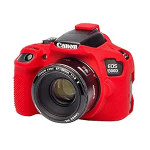 Protective Silicon Camera Cover/ Camera Case for Canon 1300d (RED)