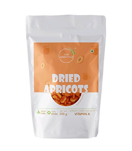 Raw Essentials Premium Dried Apricots, 500g RS.449 (36.00% Off) - Amazon
