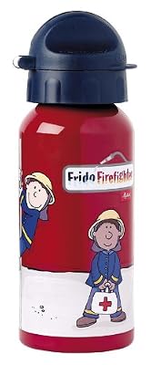 sigikid, 24484 garçon, gourde 0,4 litres, rouge/bleu, ‘Frido Firefighter’